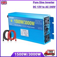 1500W 3000W Pure Sine Wave