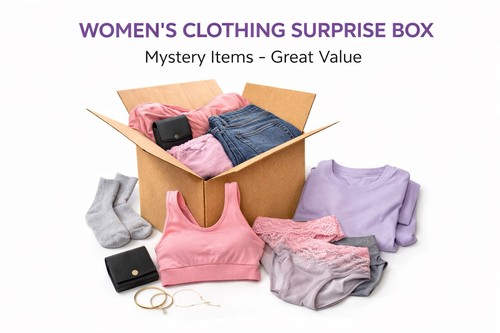 Women clothing mystery - clothing, box