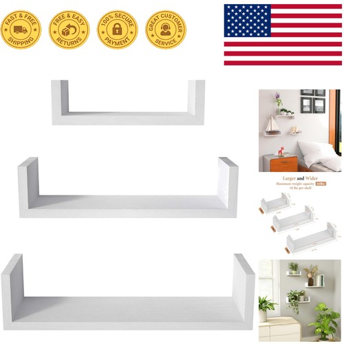 Elegant floating wall - floating, shelves