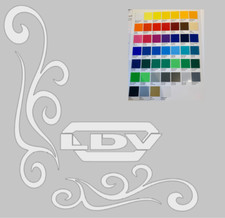 LDV CONVOY decals x 2. van