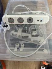 PolarICE Desktop Power Module, Cat 6 Sockets x 2, USB x 2, UK Plug x 2
