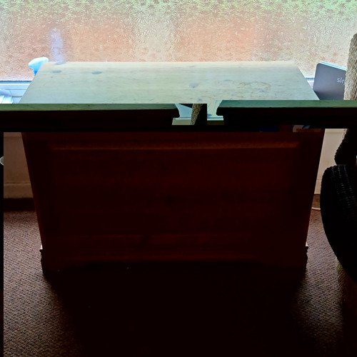 Wooden rectangular storage - wooden,