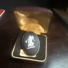 Wedgwood Jasperware Sterling Silver Brooch