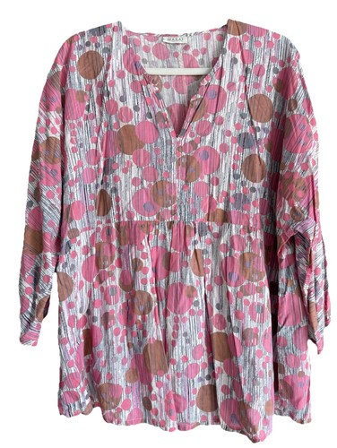 Masai women top - masai, polka