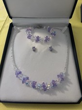 crystal jewelry set Swarovski