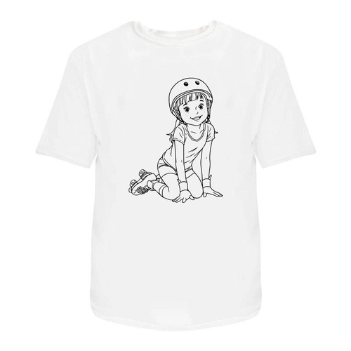 Drop girl roller skating - 'drop,