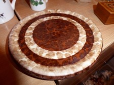 Collectors Vintage Brown ceramic teapot stand