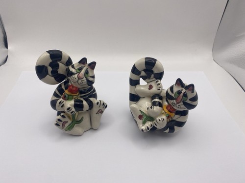 Blue sky striped cats salt - sky,