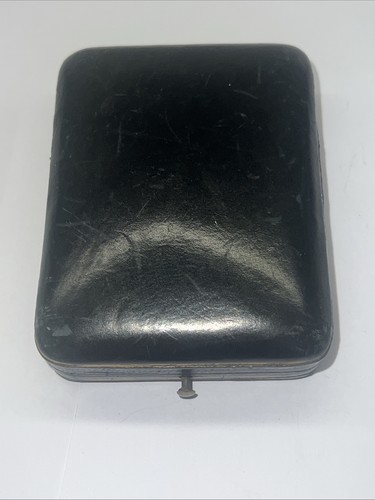 Antique victorian leather fob - antique,
