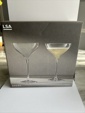 LSA Savoy Champagne Saucers x