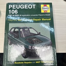 Peugeot 106 Haynes Service and Repair Manual 1991 - 2002 Petrol & Diesel
