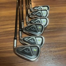 Callaway X2 hot Iron Set Flex S 6 Pieces Used Right Handed F/S #89