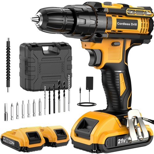 Cordless drill 21v electric - drill,