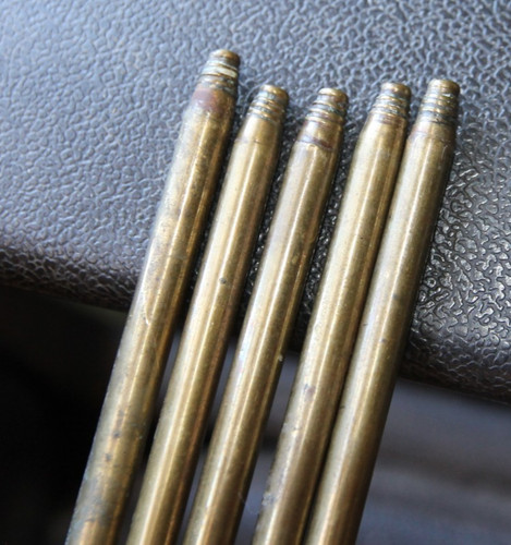 Vintage brass stair rods 5 - brass, x