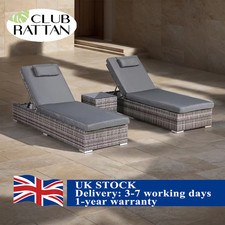Club Rattan 2 Sun Loungers
