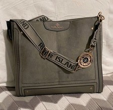 River island grey - river, suede