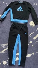 VGC Adidas Boys Tracksuit Soft Cotton Blend Age 11-12