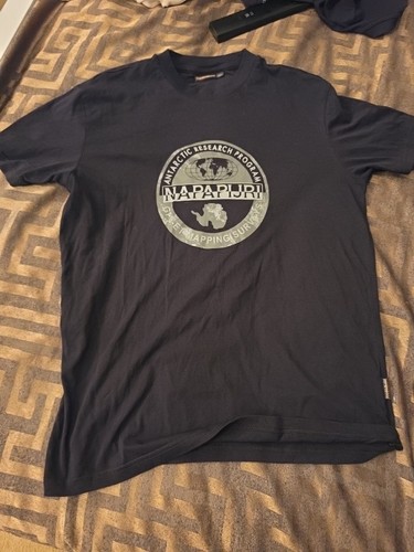 Mens black napapijri shirt - napapijri, t-shirt
