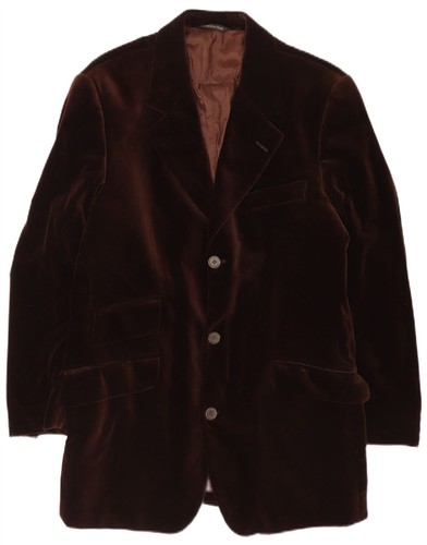 Vintage mens velvet - velvet, button