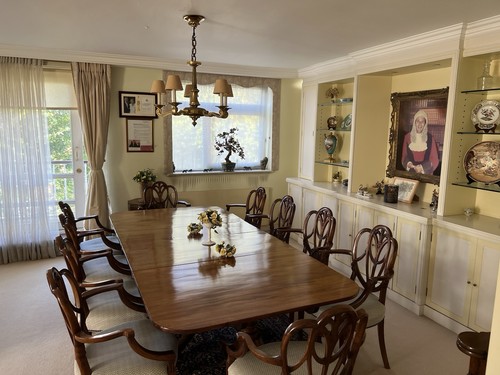 Set carver dining chairs - 10,