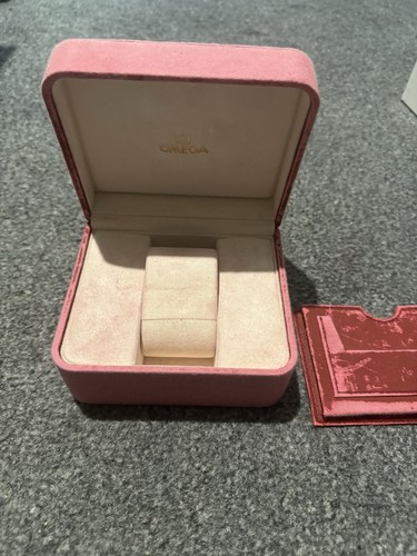 Omega watch box red - watch,