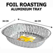 Large Oval Foil Roasting Tray