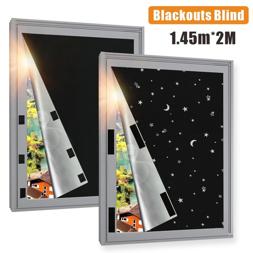 100 blackout blind stick on - blackout,