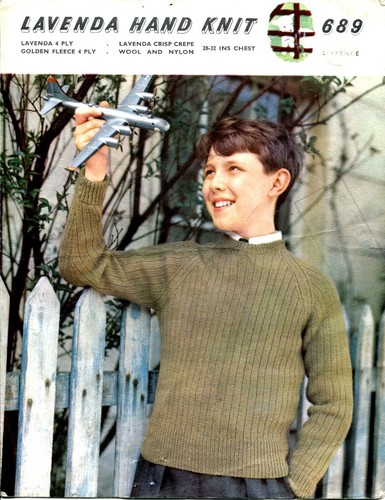 Vintage knitting pattern - pattern, for