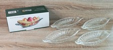 Set Of Four Glass Banana Split Ice-cream Dishes Clear Glass By Drinkstuff New