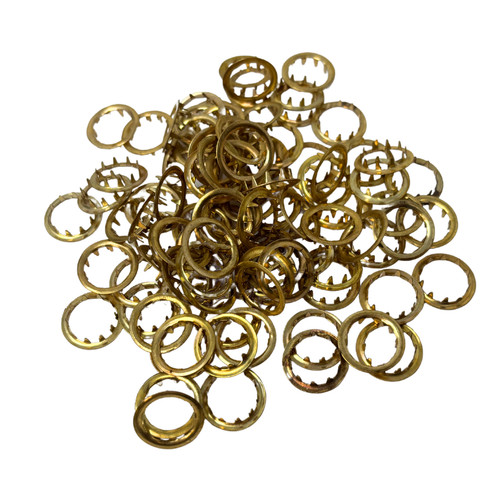 Brass clock grommets - clock, key