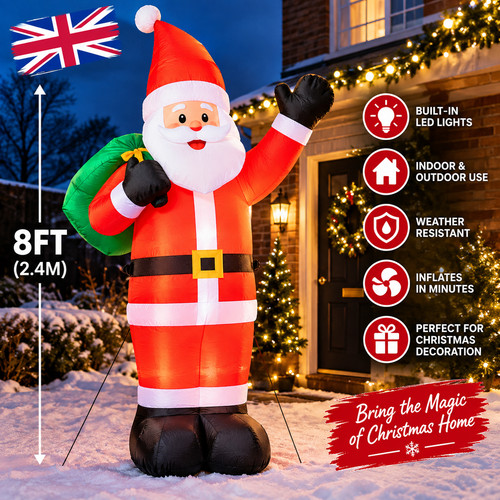 Homcom 8ft christmas - homcom,