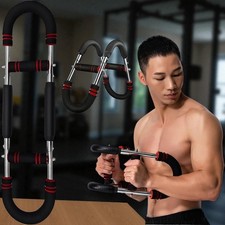 Twister Arm Trainer 110-132lb Adjustable Chest Workout Equipment Home Gym Black