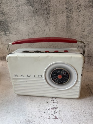 Vintage retro radio tin - vintage,