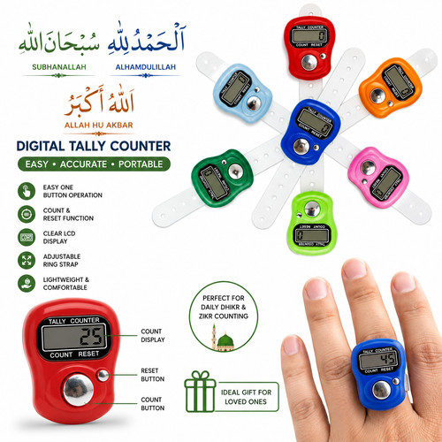 Ring tally counter finger - ring,