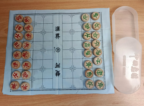Chinese chess wooden pieces - chinese,