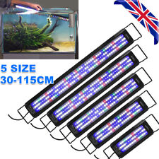 30-105cm Aquarium Fish Tank LED Light OverHead Full Spectrum Plant Lighting Lamp