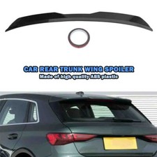 For Mini Cooper S 2001-21 Hatch Rear Boot Trunk Lip Spoiler Wing Universal Black