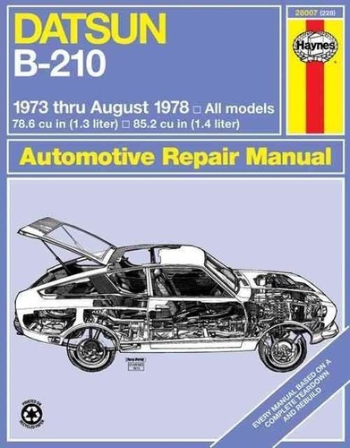 Datsun 120y owner workshop - datsun,