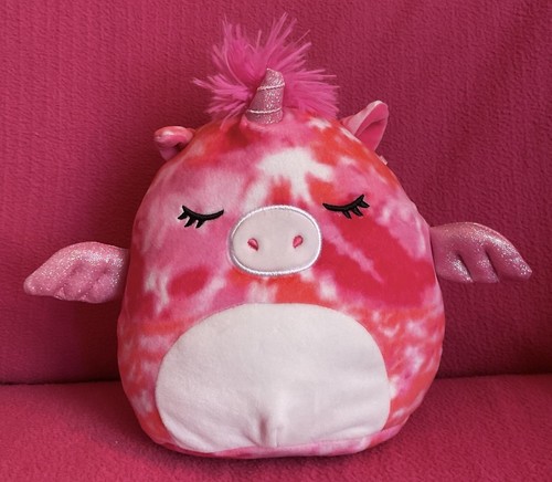Squishmallows henley pink tie - henley,