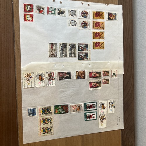 Christmas postage stamps from - postage,