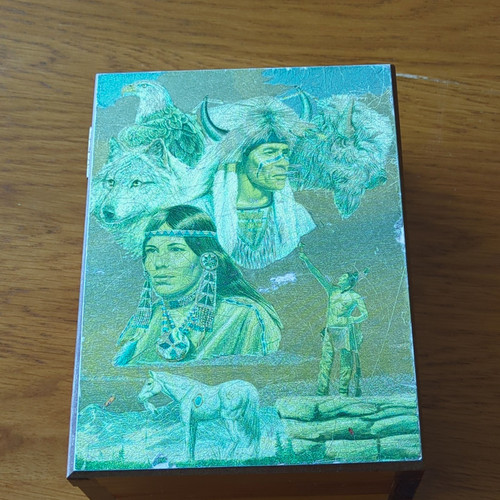 Wooden rectangular storage box - wooden,