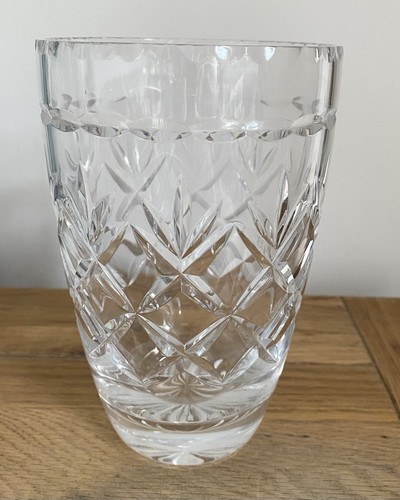 Crystal cut glass vase cm - crystal,