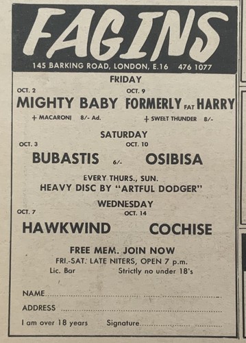 HAWKWIND-FAGINS