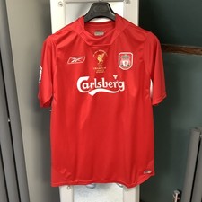Reebok LIVERPOOL FC 2005 Istanbul Final Shirt UK Size XL 