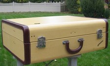 Vintage Wheary Suitcase