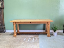 Large Pine Farmhouse Kitchen Dining Table 6-8 Seats 2 Metre Chunky Rustic 