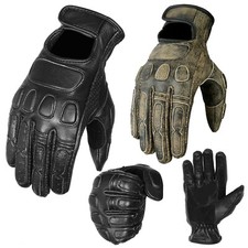 AUSTRALIAN BIKERS GEAR MOTORCYCLE MOTORBIKE SPORTS TOURING LEATHER GLOVES 