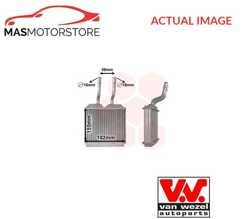 Heater radiator exchanger lhd - radiator,