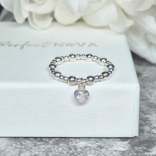 925 Sterling Silver CZ Crystal