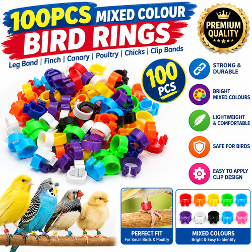100pcs mixed colour bird - 100pcs,